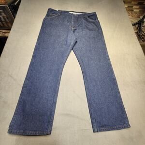 Vintage NWT Wrangler 47 Jeans Mens 40x30 Blue Straight Deadstock Denim